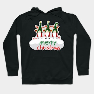 Merry Christmas Small business with funny gnomes Hoodie